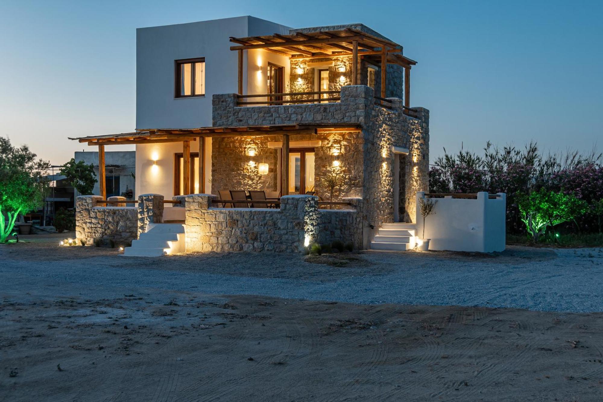 Naxos Beachwalk Villa Plaka Maragkas ภายนอก รูปภาพ