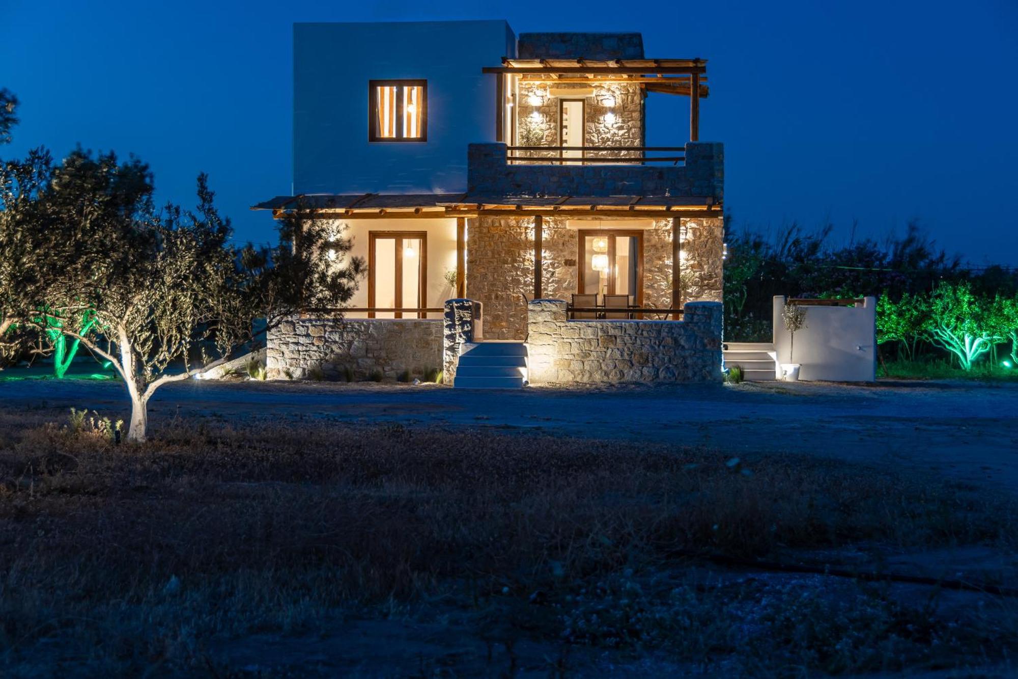 Naxos Beachwalk Villa Plaka Maragkas ภายนอก รูปภาพ