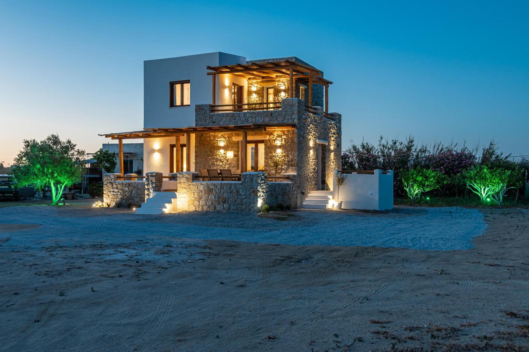 Naxos Beachwalk Villa Plaka Maragkas ภายนอก รูปภาพ